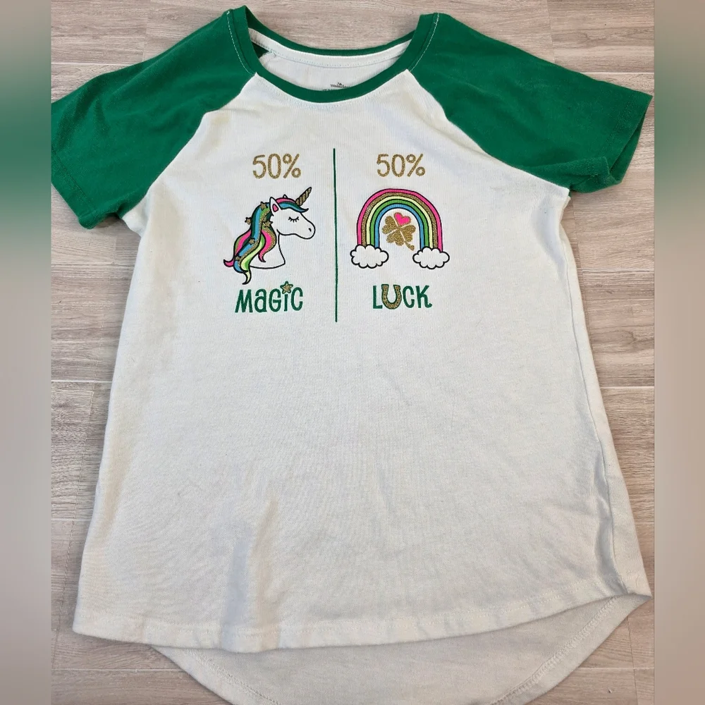 Girls 10/12 St Patty's Day Shirt